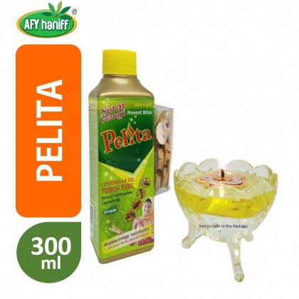 Serai Wangi Pelita Citronella Oil Torch Fuel Repellant Natural Lemongrass Concentrate 300ml
